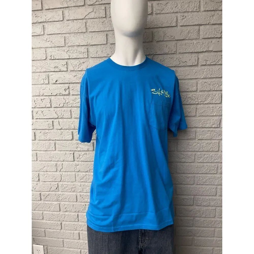 Salt Life Men’s Blue Short Sleeve Graphic T-Shirt Size L